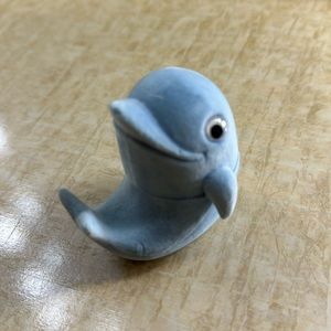 Silver dolphin necklace